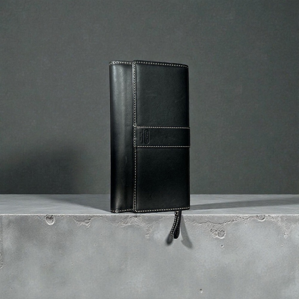 Coach Black Leather Wallet